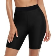 Rovga Swimwear For Women Female Plus Size Swim Pants High Waist Swim Shorts Swimsuit Bottom Board Shorts